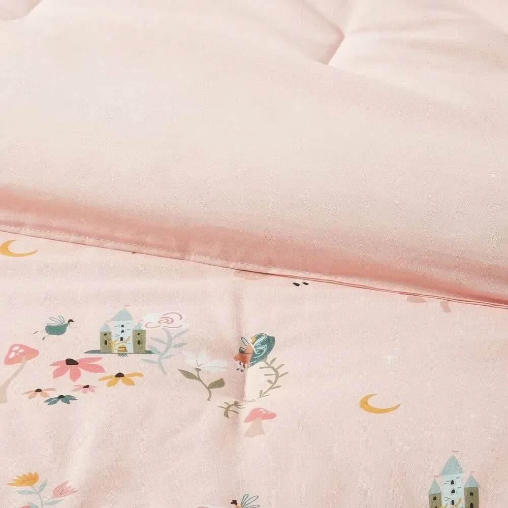Pillowfort Pegasus Kids Comforter Set Full Queen 3-Piece Percale Bedding